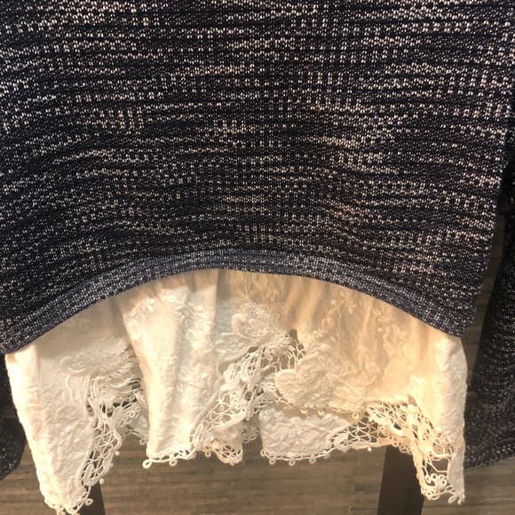 Maison Jules Sweater and Eyelet Top - Picture 4 of 5